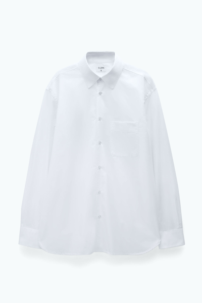 Shop Filippa K Relaxed Poplin Shirt In White