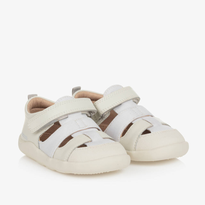 Shop Old Soles Baby Girls Ivory Leather & Mesh Shoes