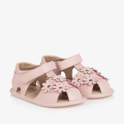 Shop Old Soles Baby Girls Pink Leather Sandals