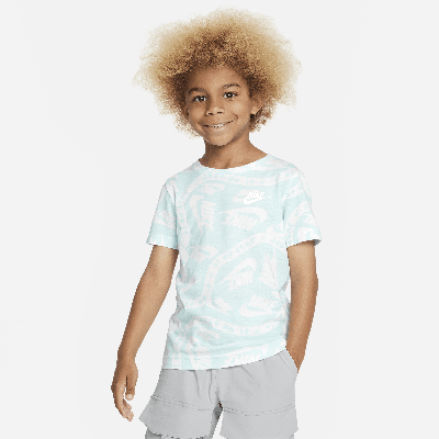 Shop Nike Brandmark Basic Tee Little Kids T-shirt In Green