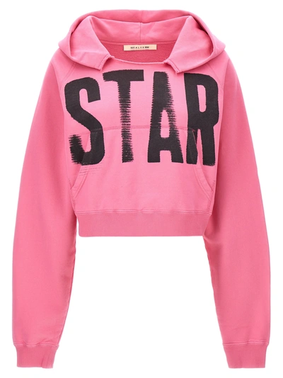 Shop 1017 Alyx 9 Sm Star Sweatshirt In Fuchsia