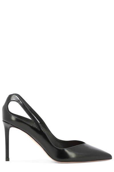 Shop Aquazzura Sheeva Pointed In Black