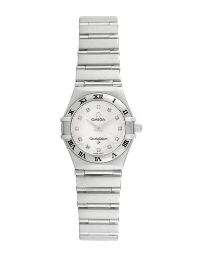 Omega Women's Constellation Diamond Watch, Circa 1990s (authentic )