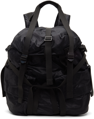 Shop Julius Black Memory Cloth Backpack