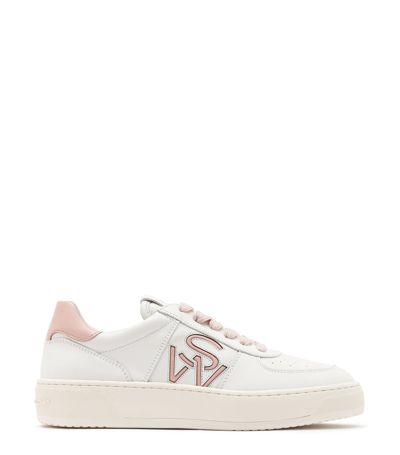 Stuart Weitzman Sneaker With Logo In White