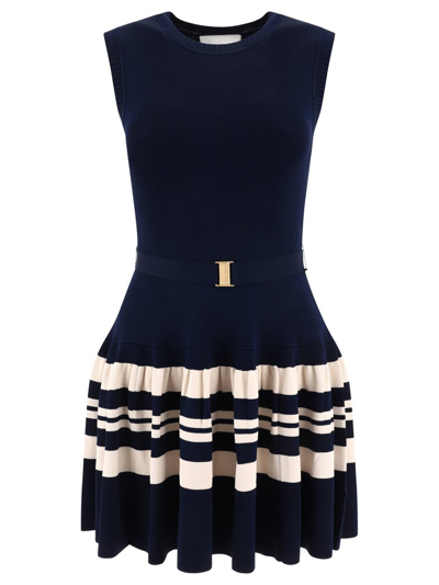 Shop Zimmermann Acadian Stripe Mini Dress In Blue