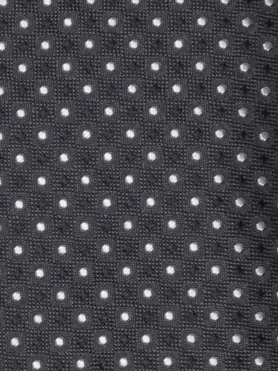 Shop Canali Silk Tie In Black