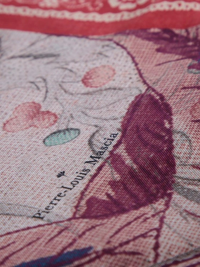 Shop Pierre-louis Mascia All-over Print Silk Foulard In Pink