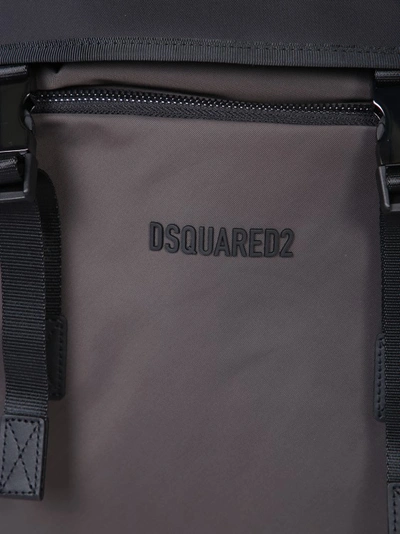 Shop Dsquared2 Nylon Backpack In Brown