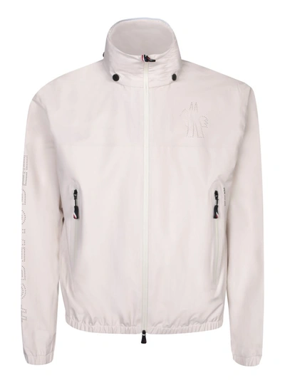 Shop Moncler Nylon Jacket In White