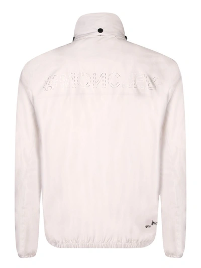 Shop Moncler Nylon Jacket In White