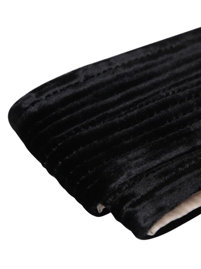 Shop Pierre-louis Mascia Silk-blend Belt In Black