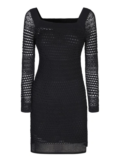 Shop Tom Ford Black Crochet Dress
