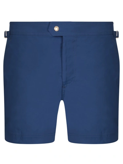 Shop Tom Ford Nylon Swimsuit In Blue