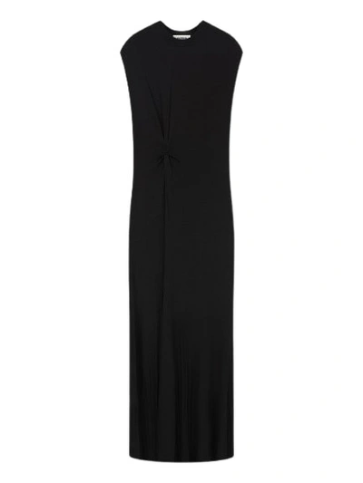 Shop Aeron Gulf - Knit Maxi Dress In Black