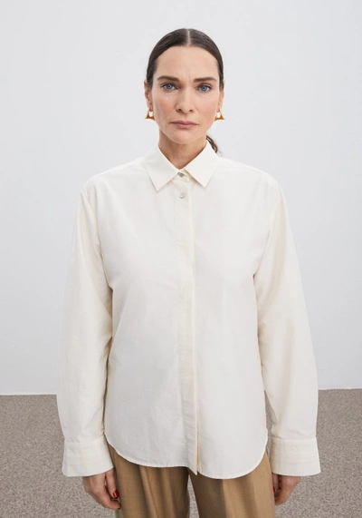 Shop Aeron Vidal - Classic Shirt In White