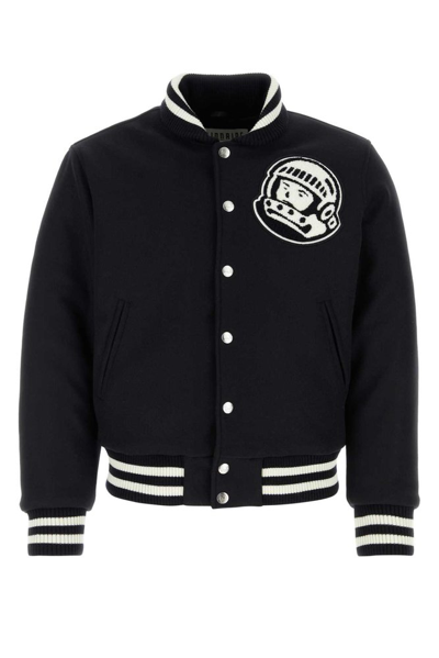 Shop Billionaire Boys Club Astro Varsity Jacket In Navy