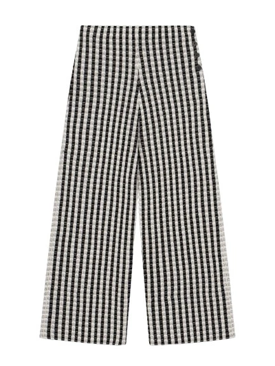 Shop Aeron Manifest - Cropped Knit Pants In Grey