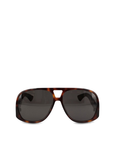 Shop Saint Laurent Eyewear Sl 652 Solace Aviator Sunglasses In Multi