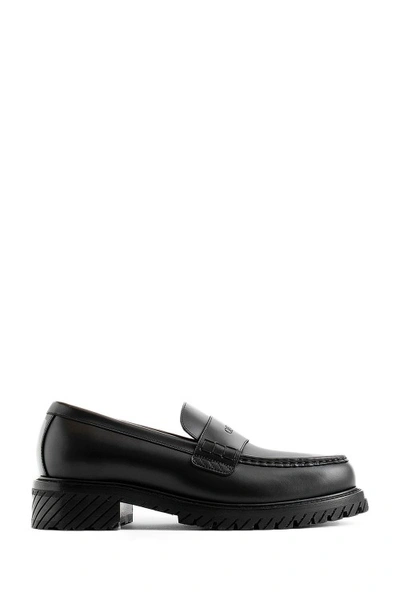 Shop Off-white Military Loafer In Black
