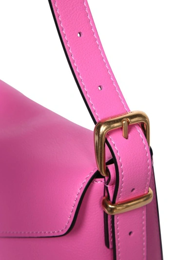 Shop Wandler Leather Bag In Pink