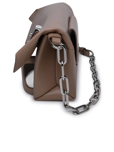 Shop Maison Margiela Leather Bag Nude In Brown