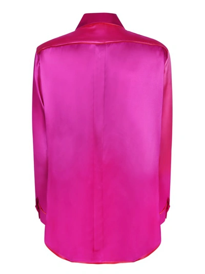 Shop Pierre-louis Mascia Pink Bi-color Shirt