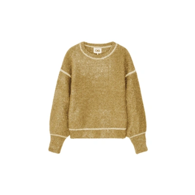 Shop Cks Punt Knit In Gold From