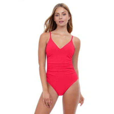 Shop Gottex Profile X22032074 Swimsuit In Coral In Pink
