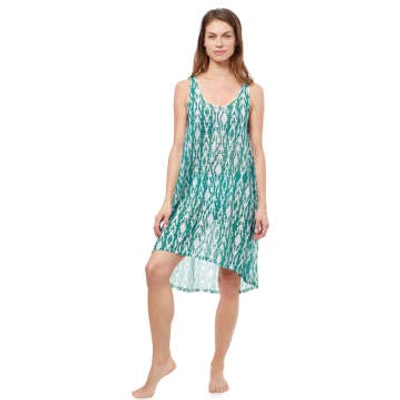 Shop Gottex E24033072 Iota Cover Dress In Emerald