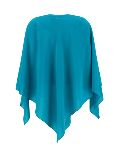 Shop Gianluca Capannolo Isabelle Poncho In Octane