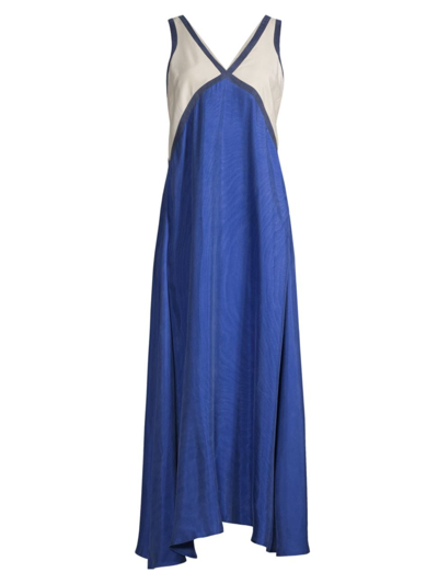 Shop Sancia Women's Naomi Colorblocked Dress In Azul