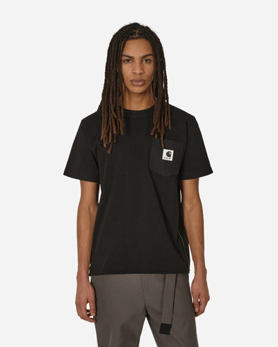 Shop Sacai Carhartt Wip T-shirt In Black