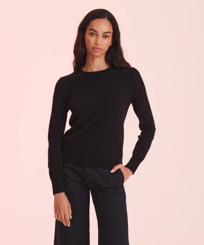 Shop Naadam Limited Edition Embroidery - Women's Original Cashmere Sweater In Black