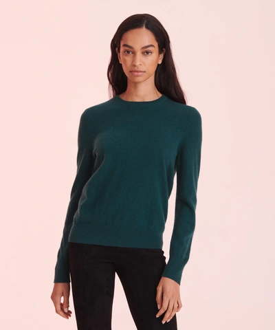 Shop Naadam Limited Edition Embroidery - Women's Original Cashmere Sweater In Pine