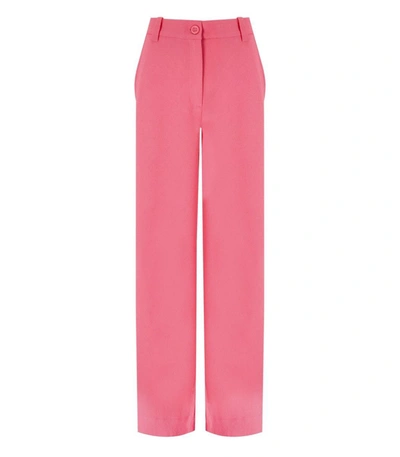 Shop Essentiel Antwerp Fall Pink Wide Leg Trousers