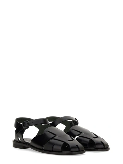 Shop Hereu Sandal "pedra" In Black