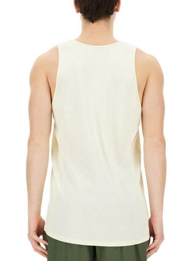 Shop Lemaire Cotton Tank Top In White