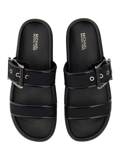 Michael Michael Kors Michael Kors Sandal "colby" In Black