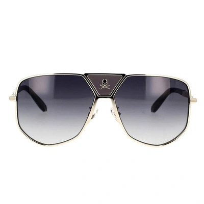 Shop Philipp Plein Sunglasses In Silver