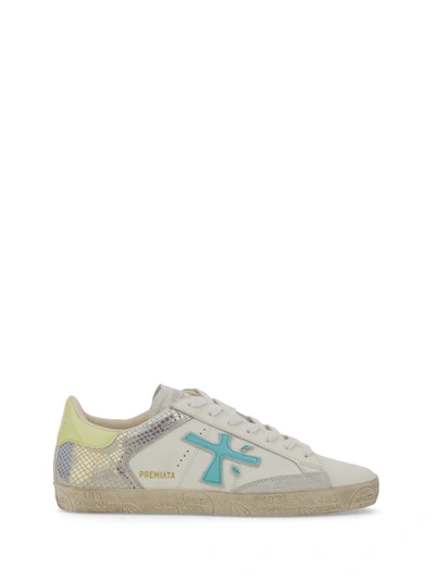 Shop Premiata Sneaker Steven In Multicolour