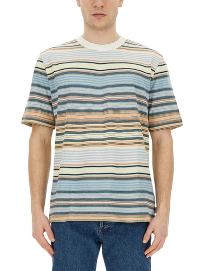 Shop Ps By Paul Smith Ps Paul Smith Striped T-shirt In Multicolour