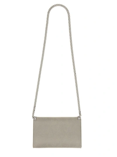 Shop Stella Mccartney "falabella" Mini Bag In Grey