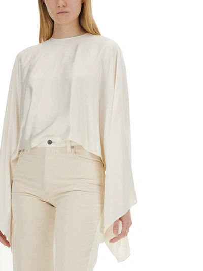 Shop Stella Mccartney Top Cropped In White