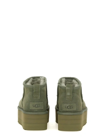 Shop Ugg Classic Ultra Mini Boot With Platform In Green