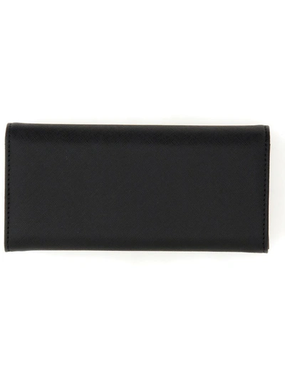Shop Vivienne Westwood Saffiano Classic Wallet In Black