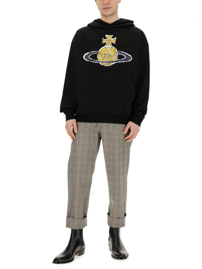 Shop Vivienne Westwood Sweatshirt With Logo In Black