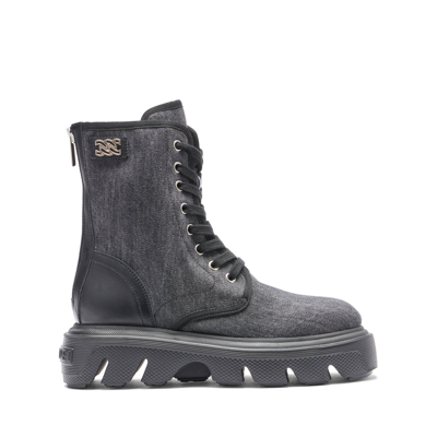 Shop Casadei Generation C Ankle Boot - Woman Xxl Sole Black 38.5