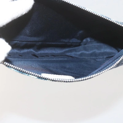 Shop Dior Saddle Navy Canvas Clutch Bag ()