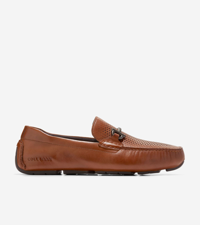 Shop Cole Haan Men's Grand Laser Bit Driver Shoes - Brown Size 9.5 In British Tan-java